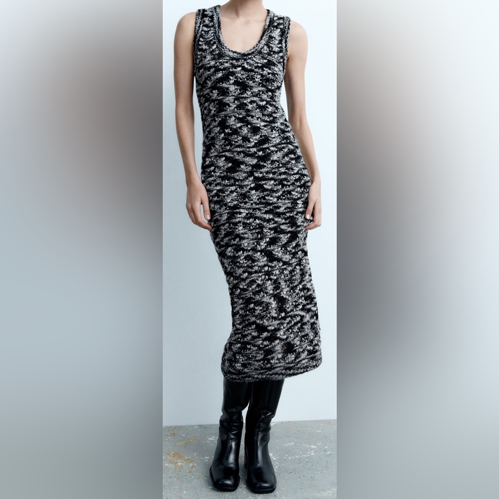 NWT ZARA KNIT MAXI DRESS SIZE S